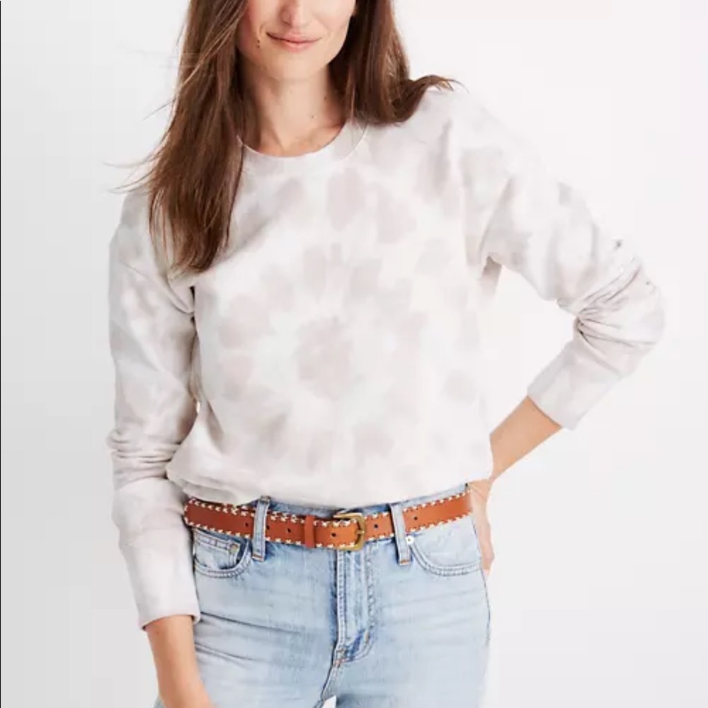 Madewell tie dye sweatshirt